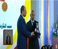 الرئيس السيسي يكرم عددًا من المتميزين من أبناء سيناء