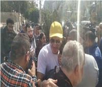 مصطفى شعبان يغادر نقابة المهن التمثيلية بعد الإدلاء بصوته في الانتخابات 