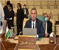 سفير فلسطين بالقاهرة يوجه نداء أمام الجامعة العربية بالتصدي للإرهاب الإسرائيلي
