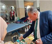 نائب رئيس جامعة الأزهر يفتتح معرض المشغولات اليدوية بكلية الدراسات الإسلامية للبنات