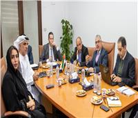 رئيس المنطقة الاقتصادية لقناة السويس يلتقي رئيس القطاع الدولي لموانئ أبو ظبي