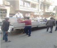 تحرير 16 محضر إشغال طريق بحي وسط مدينة المنيا
