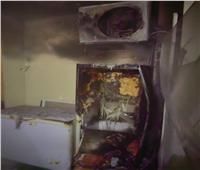 انفجار ثلاجة يشعل حريقا داخل شقة مغلقة في التجمع الأول 