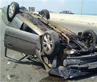 إصابة 5 أشخاص من أسرة واحدة في حادث انقلاب سيارة ملاكي في بني سويف 