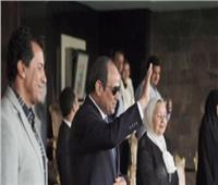 الرئيس السيسي يحضر المباراة النهائية لبرنامج كابيتانو مصر| فيديو