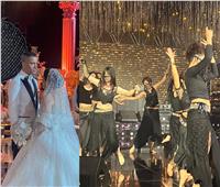 رقصات استعراضية أولى فقرات حفل زفاف حسن شاكوش 