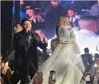 تامر حسني يشعل حفل زفاف حسن شاكوش