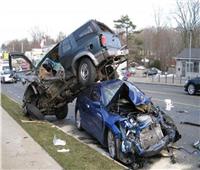 حادث مروري مروع بين 21 سيارة في روسيا