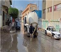 هطول أمطار رعدية على عدة مناطق بشمال سيناء
