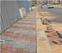 استمرار تطوير المرحلة الثانية من شارع فريد ندا ببنها 
