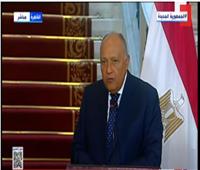 «شكرى»: ناقشت مع «تشاووش أغلو» مسألة التطبيع الكامل للعلاقات بين مصر وتركيا 