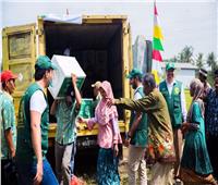 مركز الملك سلمان للإغاثة يوزع سلال غذائية في إندونيسيا والمالديف وغانا واليمن
