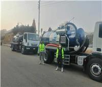 125 سيارة لشفط مياه الأمطار بشوارع القاهرة| خاص  