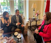 وزيرة الهجرة تعقد لقاءات ثنائية مع شخصيات ناجحة بالولايات المتحدة