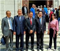 وزير الثقافة والسياحة الصيني يزور المتحف المصري بالتحرير
