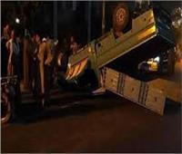 إصابة 10 عمال في انقلاب سيارة نقل بالمنيا 
