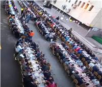 «كرم الدمايطة».. إقامة أكبر مائدة إفطار بمدينة كفر سعد