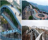 «جسر روي».. موجة متعرجة على سحب الصين |صور