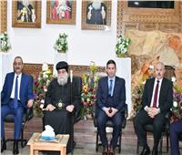 رئيس جامعة قناة السويس يُهنئ قيادات الكنائس بعيد القيامة المجيد 