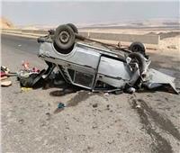 إصابة 5 أشخاص في انقلاب سيارة بصحراوي أطفيح