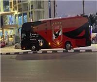 حافلة الأهلي تصل استاد برج العرب لمواجهة سموحة بالدوري