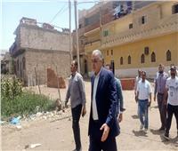 السكرتير العام المساعد لمحافظة المنيا يتابع أعمال إزالة التعديات بقرى مركز المنيا