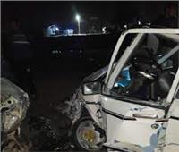 إصابة 9 أشخاص في حادث تصادم سيارتين على الطريق الدائري بالإسماعيلية 