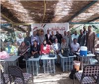 في إحدى الجزر النيلية بقوص.. «الشعب الجمهوري» يحتفل بذكرى تحرير سيناء
