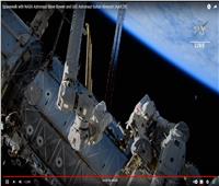 بالصور..  مشاهد رائعة من الفضاء أثناء عملية سير سلطان النيادي 