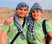 غادة عبد الرازق تقضي الإجازة برفقة زوجها| صور 