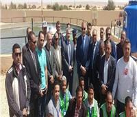 مدير تنمية البحيرات يتفقد المواقع الإنتاجية بشمال سيناء