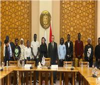 أمين عام الوكالة المصرية للشراكة من أجل التنمية يلتقي بعدد من الطلبة الأفارقة الدارسين في مصر