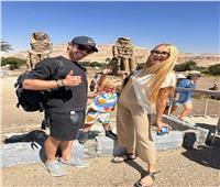 اللاعب Dani Clos في زيارة للمقصد السياحي المصري