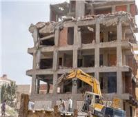 إزالة 4 حالات تعد على أراضي الدولة وأعمال بناء مخالف بالإسكندرية