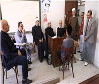رئيس جامعة الأزهر يتفقد الامتحانات الشفهية لطلاب أصول الدين بالدَّراسة 