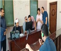 نائب رئيس جامعة الأزهر يتفقد لجان الامتحانات الشفهية في كلية أصول الدين