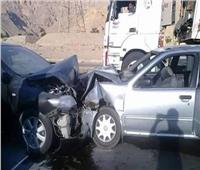 إصابة 6 أشخاص في حادث تصادم سيارة ملاكي بأخرى في المنيا 