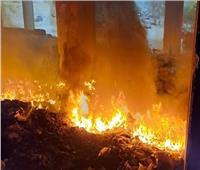 الحماية المدنية بالغربية تنجح في إخماد حريق هائل بمصنع للكتان 