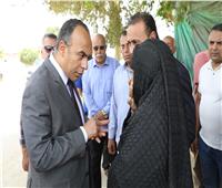 نائب محافظ المنيا يتفقد بعض القرى لمتابعة الخدمات العامة والمشروعات التنموية