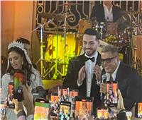 عمرو دياب يحيي حفل زفاف ابنة حميد الشاعري | صور