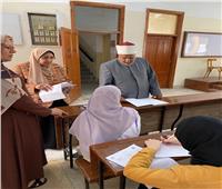 نائب رئيس جامعة الأزهر يتفقد الامتحانات الشفهية بكلية الدراسات الإسلامية