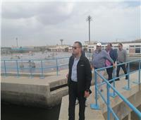 رئيس «دمياط الجديدة » يتفقد منطقة الميناء ومحاور الطرق ومحطة الصرف الصحي