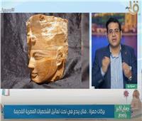 بركات حمزة.. فنان يبدع في نحت تماثيل الشخصيات المصرية القديمة