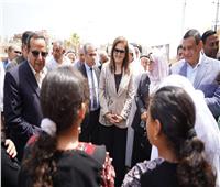 وزيرة التخطيط تفتتح المركز التكنولوجي بالشيخ زويد خلال زيارتها لشمال سيناء