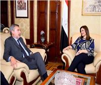 وزيرة الهجرة تستقبل السفير الإيطالي لدى مصر