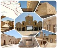 «أديرة وادي النطرون».. أهم محطات رحلة العائلة المقدسة في مصر