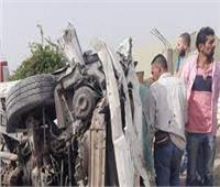 إصابة 8 في تصادم سيارتين على طريق «القطامية - السخنة»