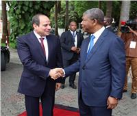 الرئيس السيسي يغادر أنجولا بعد مباحثات ثنائية ناجحة| صور