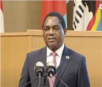 رئيس زامبيا: سأستمد العزّة والكرامة من السيسي لقيادة تجمع الكوميسا