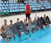 منتخب السباحة بالزعانف للناشئين في معسكر مغلق استعدادًا لبطولة العالم بالقاهرة